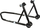 Stendë motori Geko Motorcycle Stand, mban deri 340 kg, metal, e zezë