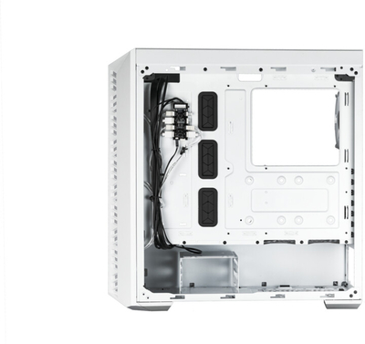 Kasë kompjuteri Cooler Master MasterBox 520, anë xhami transparente, e bardhë