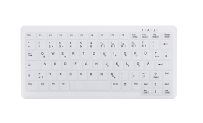Tastierë Active Key AK-C4110, RF Wireless, QWERTZ, e bardhë