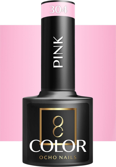 Llakk thonjsh hibrid Activeshop OCHO NAILS Pink 304, 5 g, rozë pastel