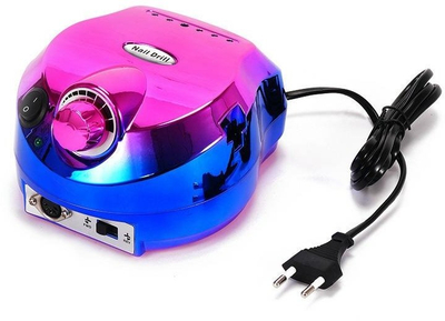 Frezë elektrike për thonj DA4C, 65W, 30000 RPM, rozë metalike