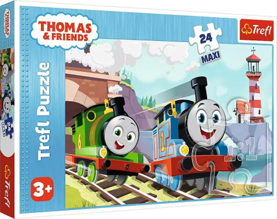 Puzzle Trefl Thomas and Friends, 24 copa, maxi, shumëngjyrësh