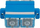 Adapter fibër optike Lanberg SM SC UPC, duplex, plastik blu