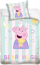 Set shtrati për bebe Peppa Pig Little Pig Peppa PP191035, 100 x 135 cm, pambuk, shumëngjyrësh
