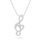 Qafore për femra Brilio Silver Treble Clef NCL164W, e argjendtë