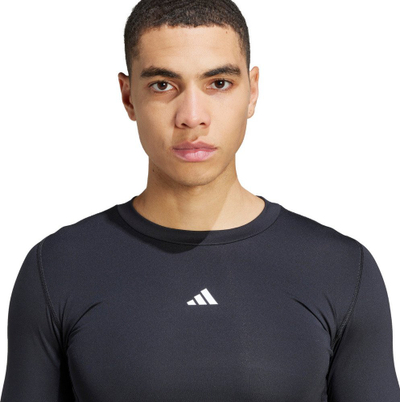 Bluzë termike adidas Techfit JP2944, për burra, me mëngë t'gjata, e zezë