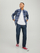 Këmishë JACK&JONES JJECLASSIC Slim Fit, e kaltër