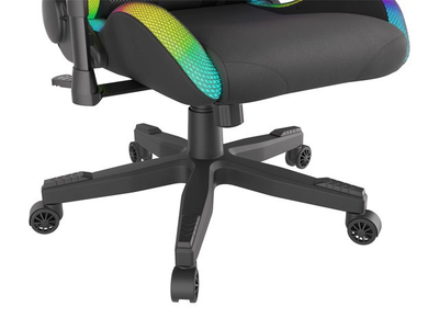 Karrige lojërash NATEC Genesis Trit 600 RGB, 150 kg, e zezë