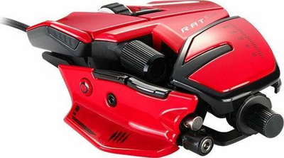 Гејминг глушец Mad Catz R.A.T. 8+ ADV, оптички, со кабел USB, црвен