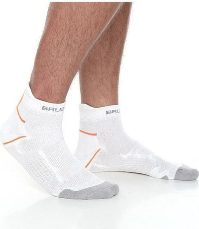Спортски чорапи Brubeck Running Light, за мажи, 42-44, бели