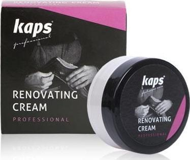 Krem rigjenerues për lëkurë Kaps Renovating Cream, 25 ml, për këpucë dhe çanta, i bardhë
