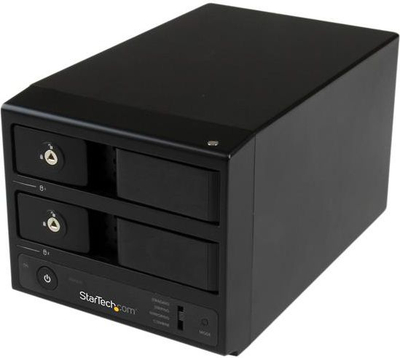 Kuti e jashtme RAID StarTech S352BU33RER, 2 slote 3.5" SATA, USB 3.0 dhe eSATA, e zezë