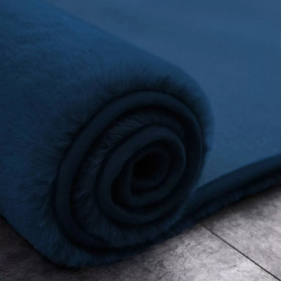 Tapet rrumbullak Strado Round Rug Rabbit, 160x160, Royal Navy blu