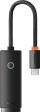 Adapter USB C në RJ45 Baseus WKQX000201, 100Mbps, i zi