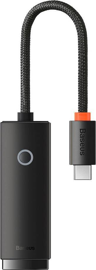 Adapter USB C në RJ45 Baseus WKQX000201, 100Mbps, i zi