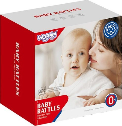 Set lodrash WOOPIE BABY Rattles, 11 në 1, për bebe, shumëngjyrëshe