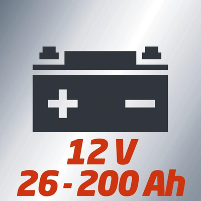 Ngarkues baterie Einhell BC 12 E, për bateri 12V, mbrojtje nga mbingarkesa, i kuq
