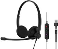 Kufje EPOS Impact 100 MS Stereo, USB-C, me mikrofon, të zeza