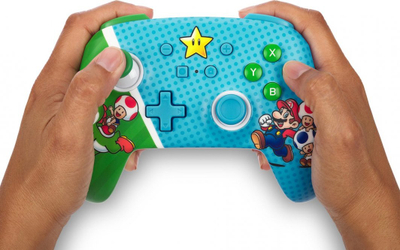 Kontroller PowerA Enhanced Super Star Friends, wireless, shumëngjyrësh