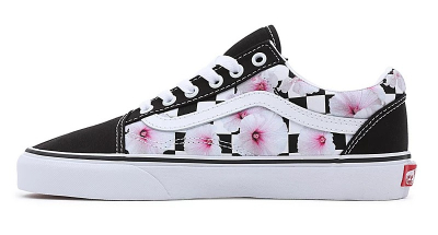 Atlete për femra Vans Black Hibiscus Flower