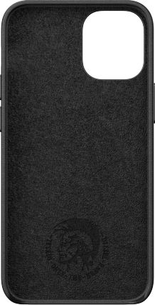 Mbrojtëse telefoni Diesel Moulded Premium Leather Wrap, për iPhone 6 6S 7 8, lëkurë, e zezë