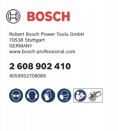 Disqe zmerile Bosch Expert O780, 125mm, 120g, set 50 copë