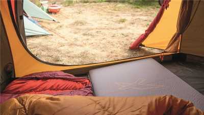 Dyshek kampingu Easy Camp Siesta Mat 5, vetë-fryrës, 5 cm, gri