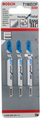 Set sharra pendulë Bosch T118EOF Flexible for Metal, BIM, 3 copë, gri me blu