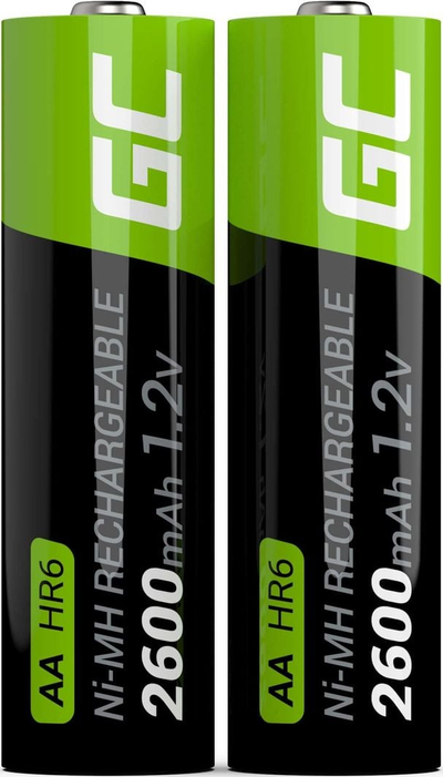 Bateri Green Cell 2xAA HR6 2600mAh