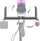 Rig palosës për telefon SmallRig P20, universal, montim për tripod, gri