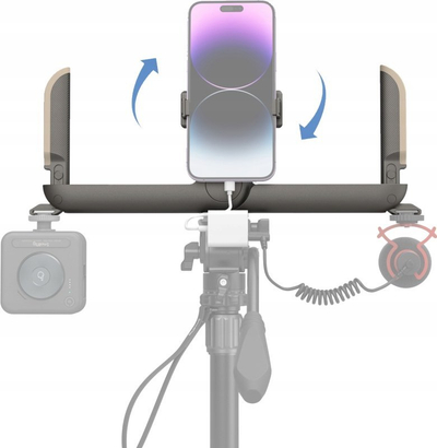 Rig palosës për telefon SmallRig P20, universal, montim për tripod, gri