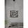 Llambë tavani metal+pëlhurë Ø28×65 cm (HM7369)