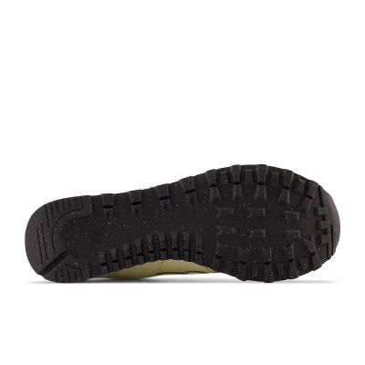 Atlete New Balance 574, material tekstil, të verdha me të bardha