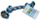 Играчка за кучиња Yarro Cotton Rope Toy, памучно јаже 20cm, мешана боја