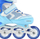 Patina inline për kalamajtë Nils Extreme NA14198, numër i rregullueshëm 39-42, kushineta ABEC-7, blu