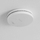 Detektor tymi i zgjuar Hombli Smart Smoke Detector, lidhet me aplikacion, i bardhë