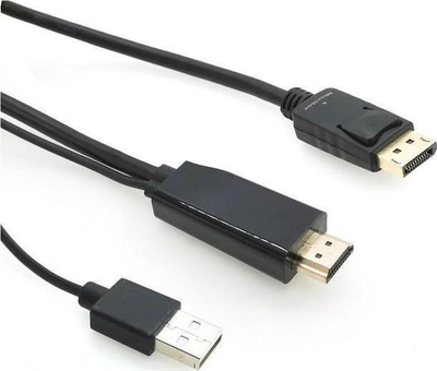 Kabllo adapter HDMI në DisplayPort Microconnect HDMI-DP-CON1, 1 m, 4K 60Hz, i zi