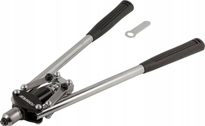 Riveter me dy duar Forsage Two-Handed Shear, 3.2–4.8 mm, 420 mm, i kuq
