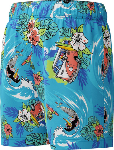 Shorce noti për çuna Learn to Swim 11", me bel me lastik, blu