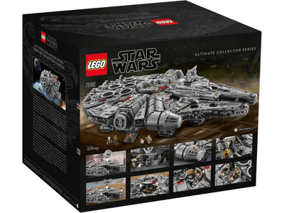 Set ndërtimi LEGO Star Wars Millennium Falcon 75192, model koleksionist, për të rritur, shumëngjyrësh