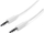 Kabllo StarTech MU1MMMSWH, Jack 3.5mm në Jack 3.5mm 1m, e bardhë