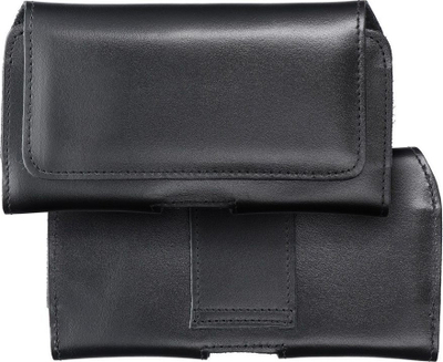 Këllëf rripi OEM ROYAL XL, lëkurë e vërtetë, universal, i zi