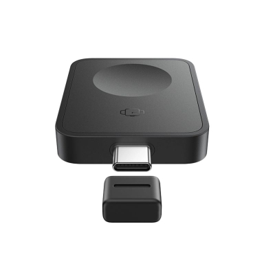 Karikues pa tela për orë Baseus Mini Magnetic, 2.5W, USB C, i zi