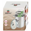 Tencere për avull KingHoff KH-3321, inox, 20cm, argjendtë