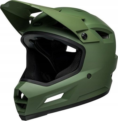 Helmet biçiklete Bell Sanction 2, full face, BMX DH, jeshile mat