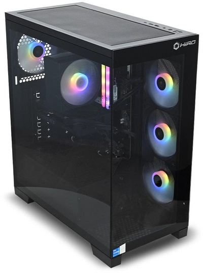Kompjuter gaming HIRO Aurora, Ryzen 7 9700X, RTX 5060 8GB, 32GB RAM, 1TB SSD