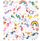 Stickerë zbukurues DpCraft Unicorns, set 31 copë, shumëngjyrësh