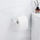 Mbajtëse letre higjienike White Loft, vetëngjitëse, pa shpime, e bardhë