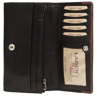 Kuletë Lagen Leather PWL-367, e zezë/kafe, woman