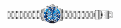 Orë për meshkuj Invicta Pro Diver Quartz Chronograph 43406, e argjendtë